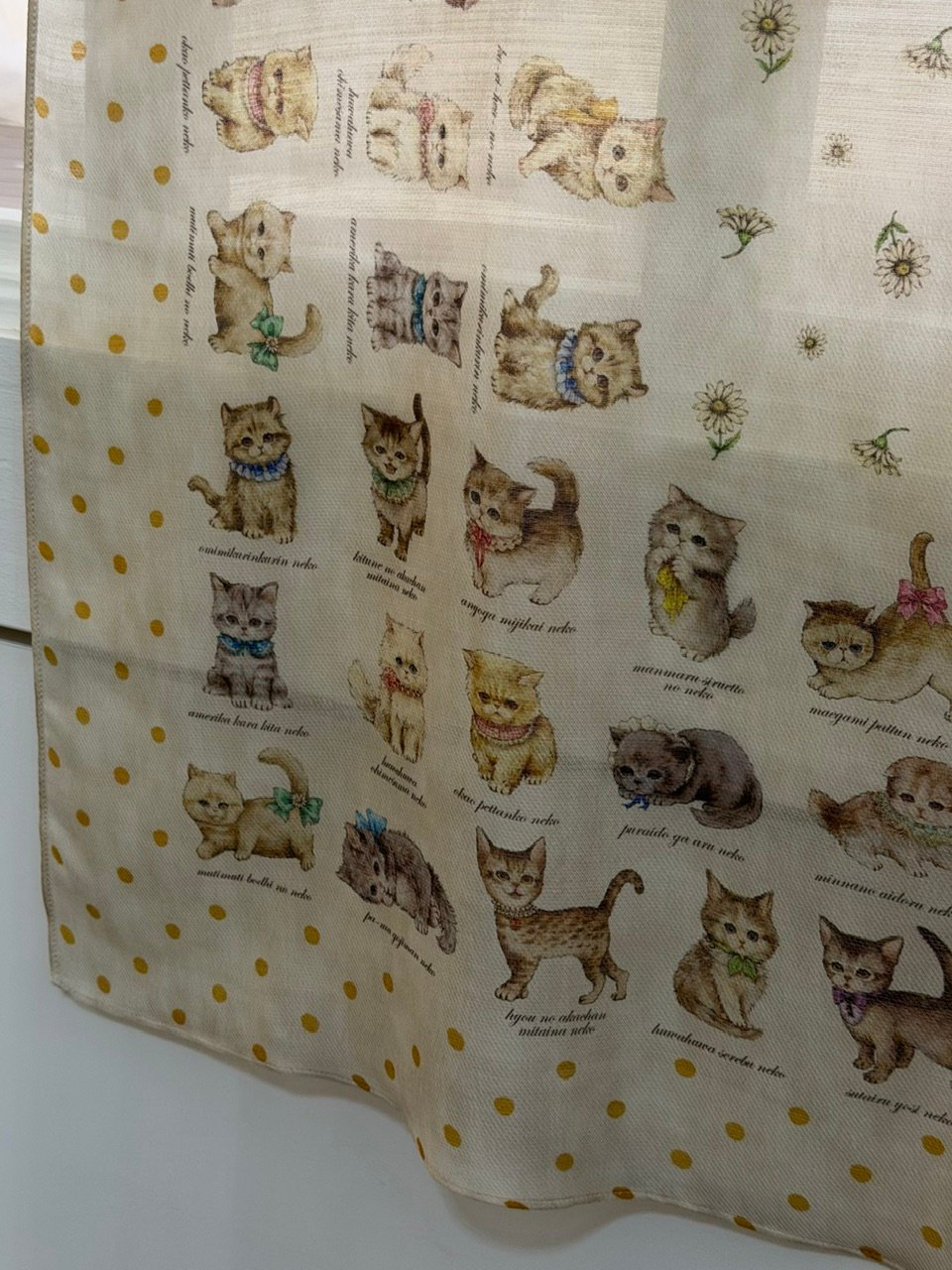 レディース ☆yukiemon☆ こねこ図鑑 UV加工 ストール