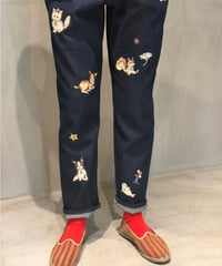 【現物・M】ペタペタデニムパンツ