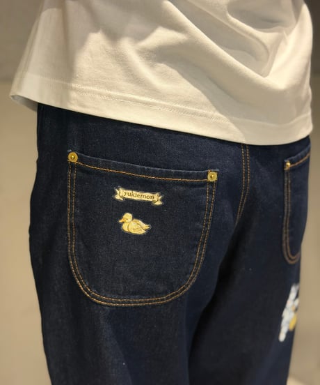 【現物・M】ペタペタデニムパンツ