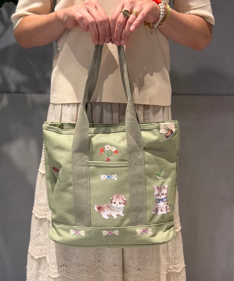 【現物】ぺたぺたミドルトート