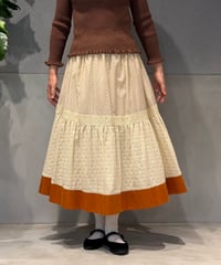 【現物・大きめM】honeyリメイクスカート