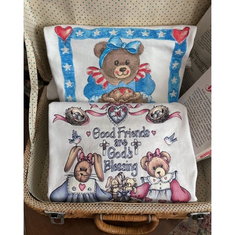 Vintage heart bear T-shirt