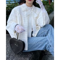 Vintage ribbon cardigan