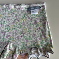 Sサイズのみ！ましゅまろパンツ（ボクサータイプ）、小花と蜜蜂(バイオレット)