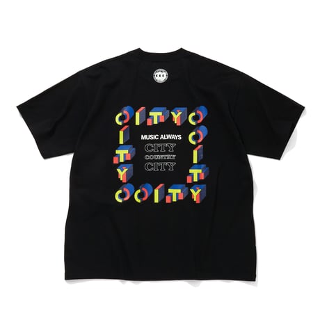 COTTON T-SHIRT_CITY C CITY_BLACK