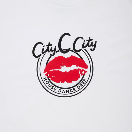 COTTON T-SHIRT_DEEP KISS_WHITE