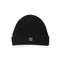 EMBROIDERY LOGO BEANIE_BLACK