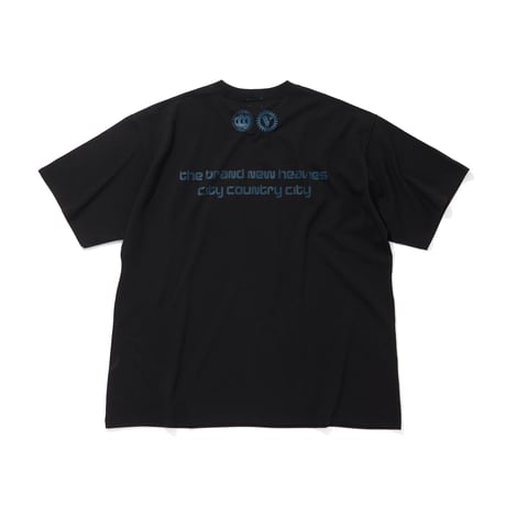 CITY COUNTRY CITY x the brand new heavies_Cotton T-shirt _Shelter_Black