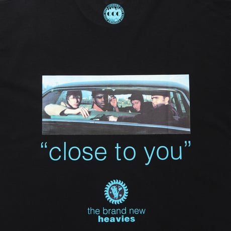 CITY COUNTRY CITY x the brand new heavies_Cotton T-shirt _Close To You_Black