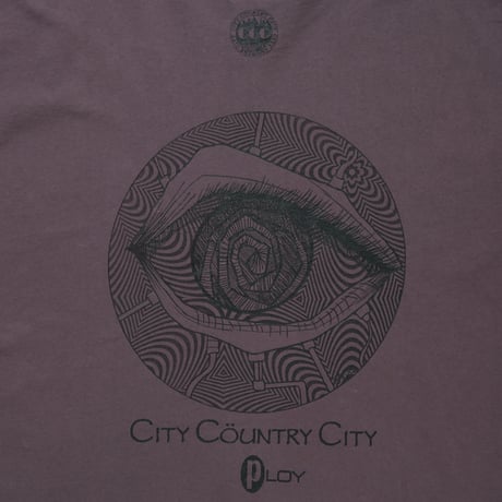 GARMENT DYE COTTON T-SHIRT_PLOY A_ARTWORK BY Abu Qadim Haqq_C GRAY