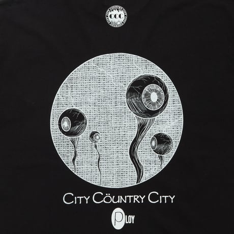 GARMENT DYE COTTON T-SHIRT_PLOY AA_ARTWORK BY Abu Qadim Haqq_BLACK