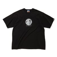 GARMENT DYE COTTON T-SHIRT_PLOY A_ARTWORK BY Abu Qadim Haqq_BLACK