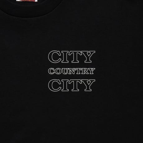 COTTON T-SHIRT_CITY C CITY_BLACK