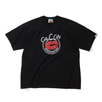 COTTON T-SHIRT_DEEP KISS_BLACK