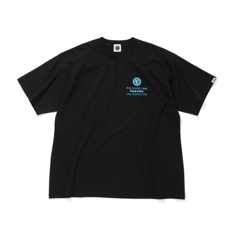 CITY COUNTRY CITY x the brand new heavies_Cotton T-shirt _Close To You_Black