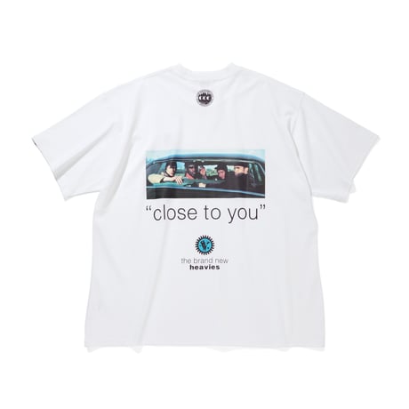 CITY COUNTRY CITY x the brand new heavies_Cotton T-shirt _Close To You_White