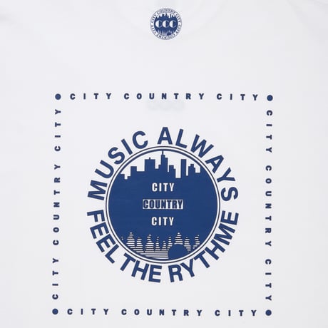 EMBROIDERY LOGO　COTTON L/S T-SHIRT_CCC_WHITE