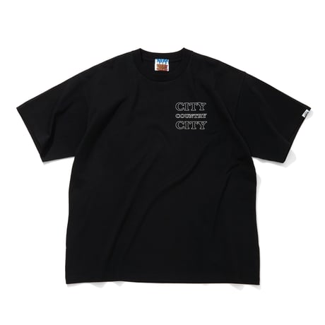 COTTON T-SHIRT_CITY C CITY_BLACK