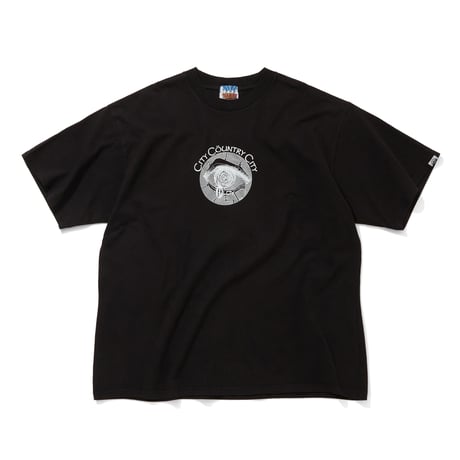 GARMENT DYE COTTON T-SHIRT_PLOY AA_ARTWORK BY Abu Qadim Haqq_BLACK