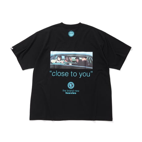 CITY COUNTRY CITY x the brand new heavies_Cotton T-shirt _Close To You_Black