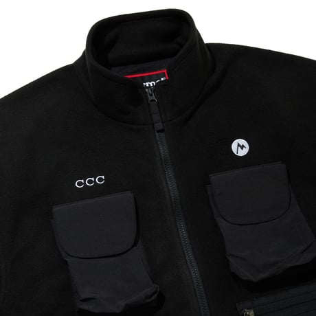 CITY COUNTRY CITY x Marmot_MC POLARTEC FLLECE JACKET_BLACK