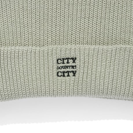 EMBROIDERY LOGO BEANIE_GRAY