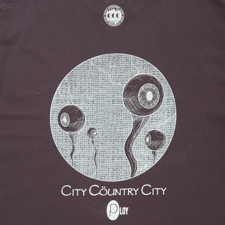 GARMENT DYE COTTON T-SHIRT_PLOY AA_ARTWORK BY Abu Qadim Haqq_C GRAY