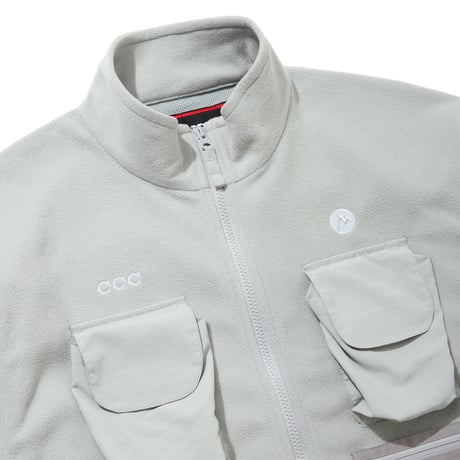 CITY COUNTRY CITY x Marmot_MC POLARTEC FLLECE JACKET_GRAY