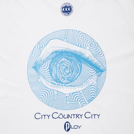 GARMENT DYE COTTON T-SHIRT_PLOY A_ARTWORK BY Abu Qadim Haqq_WHITE
