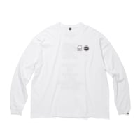 ISNESS MUSIC  x CITY COUNTRY CITY _L/S T-SHIRT_WHITE