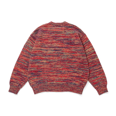 MIX KNIT SWEATER WITH BADGE_HOUSE