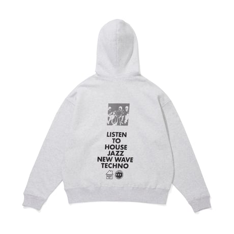 ISNESS MUSIC x CITY COUNTRY CITY _ZIP UP HOODIE_AH GRAY