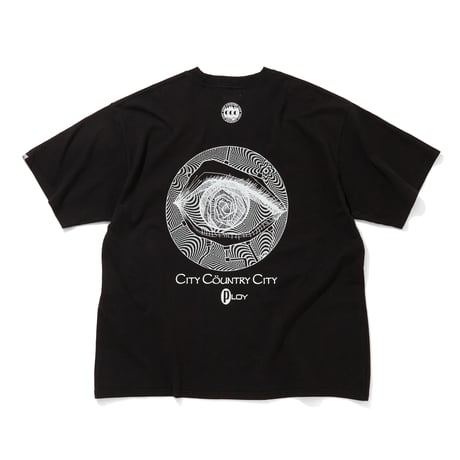 GARMENT DYE COTTON T-SHIRT_PLOY A_ARTWORK BY Abu Qadim Haqq_BLACK