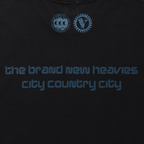 CITY COUNTRY CITY x the brand new heavies_Cotton T-shirt _Shelter_Black