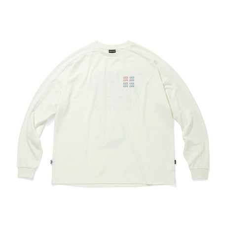 CITY COUNTRY CITY x Marmot_MC EVERYWHERE L/S T-SHIRT_WHITE