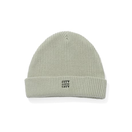 EMBROIDERY LOGO BEANIE_GRAY