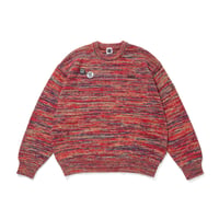 MIX KNIT SWEATER WITH BADGE_HOUSE
