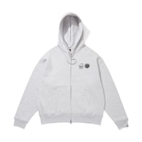 ISNESS MUSIC x CITY COUNTRY CITY _ZIP UP HOODIE_AH GRAY