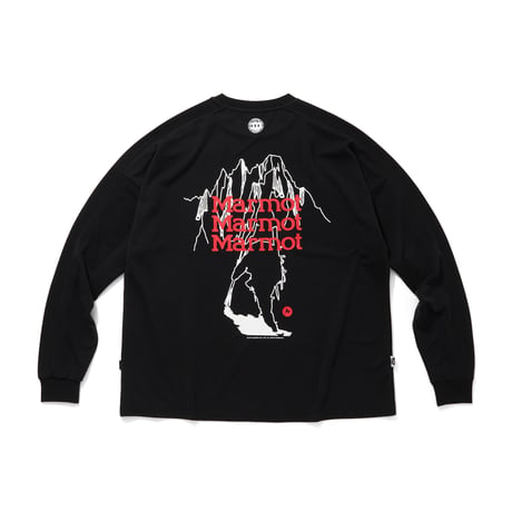 CITY COUNTRY CITY x Marmot_MC EVERYWHERE L/S T-SHIRT_BLACK
