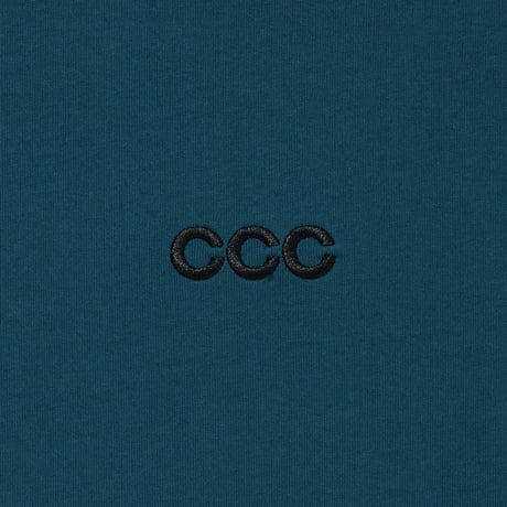 EMBROIDERY LOGO　COTTON L/S T-SHIRT_CCC_NAVY