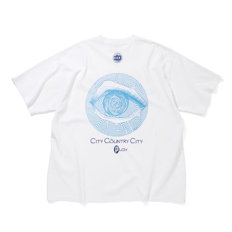 GARMENT DYE COTTON T-SHIRT_PLOY A_ARTWORK BY Abu Qadim Haqq_WHITE