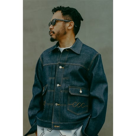 SELVEDGE DENIM JACKET_FABRIC BY COTTON RESEARCH CLUB