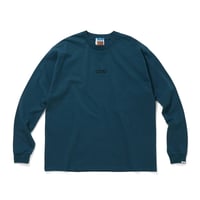 EMBROIDERY LOGO　COTTON L/S T-SHIRT_CCC_NAVY