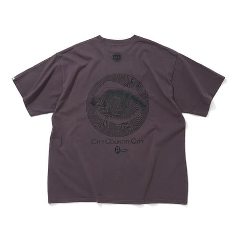 GARMENT DYE COTTON T-SHIRT_PLOY A_ARTWORK BY Abu Qadim Haqq_C GRAY