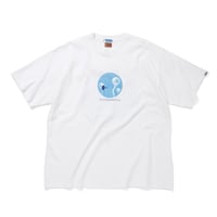 GARMENT DYE COTTON T-SHIRT_PLOY A_ARTWORK BY Abu Qadim Haqq_WHITE