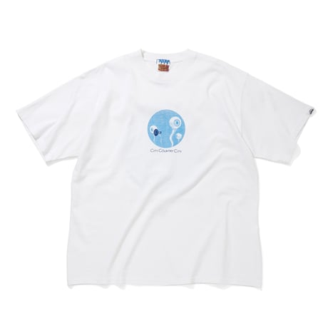 GARMENT DYE COTTON T-SHIRT_PLOY A_ARTWORK BY Abu Qadim Haqq_WHITE