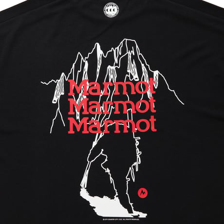 CITY COUNTRY CITY x Marmot_MC EVERYWHERE L/S T-SHIRT_BLACK