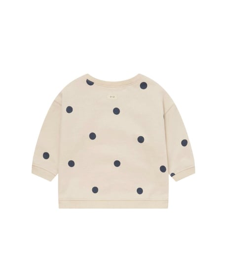 organic zoo - Fog Blue Dots Sweatshirt GOTS