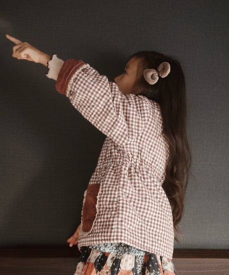 Little Cotton Clothes - Elsie jacket Sugarplum Check