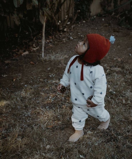 organic zoo - Fog Blue Dots Sweatpants GOTS